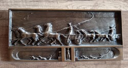 Olcsai little Zoltan bronze wall decoration