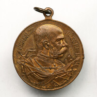 Ferenc József A veszprémi hadgyakorlat emlékére 1908 emlékérem