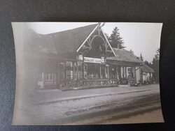 Régi fotó Tatranska Lomnica vasútállomás 1960-as évek
