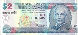 2 dollár 2000 Barbados 4. aUNC hajtatlan