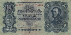 5 pengő 1928 restaurált 2.