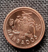 Barbados 1 cent 1990 (W38)