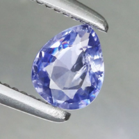 0.28ct 4.6x3.8mm Lila Zafír, Elképesztően Ragyogó Ékkő