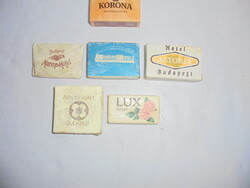 Öt darab retro mini szappan együtt - bontatlanok