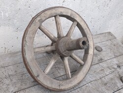 Népi paraszt Loft vintage Tragacs,talicska kerék