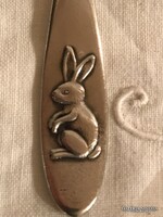 KANÁL - EZÜSTÖZÖTT  - GYÁRTÓI JELZÉSSEL - MEGRENDELÉSRE KÉSZÜLT - NYÚL PÉTER - 12 x 3,5 cm