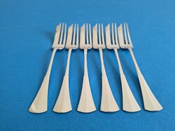 Ezüst 6 darab süteményes villa angol fazon