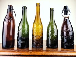 Régi sörösüveg gyűjtemény (T:145)