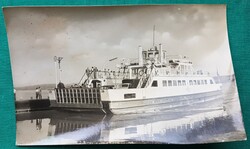 Balaton, KOMP II., MAHART Siófok, közlekedés,  1963, futott képeslap