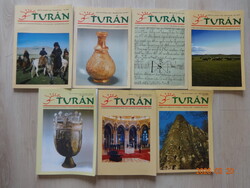 TURÁN - a magyar eredetkutatással foglalkozó tudományok lapja - 7 db együtt (1998-2000 közötti)