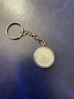 50 Fillér 1986 régipénz kulcstartó