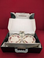 Zsolnay pillangó mintás szendvicses készlet gyári dobozában