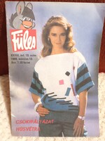 Füles 1989. március 10. Régi és nagyon ritka papírrégiség magazin