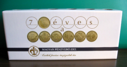 2021 - 75-éves a Forint 6 X 5 Ft rolni - díszdobozos csomagolásban