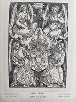 Albrecht Dürer – „Sancta Justitia” (1879) – antik grafika, monumentális kompozíció