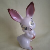 Retró! Nagy fülü, porcelán nyúl, nyuszi
