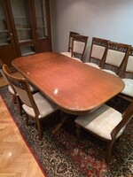 12 személyes klasszikus étkező asztal kihuzhato