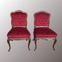 Neobarokk szék párban