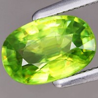 1.23ct 7.9x5.2mm Természetes Szfén / Titanit, Káprázatosan Gyönyörű Ékkő