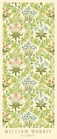 William Morris művészeti plakát arts&crafts tapéta textil minta Celandine virág növény zöld 45x110cm