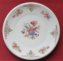 Porcelán tálaló tányér süteményes tortás tálaló tál 29cm virág mintával