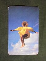 Kártyanaptár,Déltex felsőruházat vállalat,Szeged,Baja,Hódmezővásárhely,női modell,1987, (2)