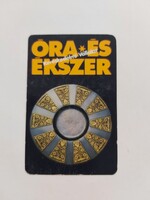 ÓRA ÉS ÉKSZER KERESKEDELMI VÁLLALAT kártyanaptár 1988