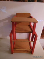 ETETŐSZÉK - FA - 47 x 29 x 28 cm - JÁTÉK - RETRO -  HIBÁTLAN