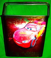 Retro DISNEY-PIXAR - VERDÁK mese figurás fém lemez játék/ írószer tároló füles vödör 12 x 14 x 8 cm