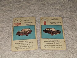 Autó kvartett - 2 lap
