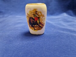 Sevilla mini emlék váza bikaviadal jelenettel