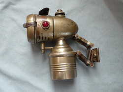 Antik bicikli lámpa antik kerékpár lámpa karbidlámpa régi kerékpár karbid lámpa 1920 körül