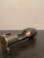 Antik,ezüstözött Art. Krupp Berndorf,Szalay Lajos Szeged fogvájó,vagy névjegykártya tartó