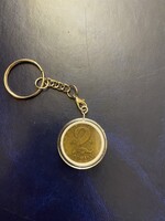 2 Forint 1976 régipénz kulcstartó