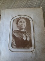 19. századi fotóalbum 46 eredeti vizitkártyával