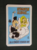 Kártyanaptár,Pécs,tüzeléstecnika kéményseprő vállalat,grafikai rajzos,balesetmegelőzés,1988  (2)