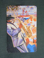 Kártyanaptár,PEPSI üdítőital,Pécs sörgyár,sörfőzde,grafikai,1988  (2)