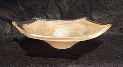 #1 Original Murano Glass Serving Bowl, Centerpiece - Iridescent Mother-of-Pearl Finish (30cm)