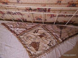 KENDÖ - 4 db - KENDŐBŐL VARRT  - SELYEM - DUPLA - 180 x 70 cm - HIBÁTLAN