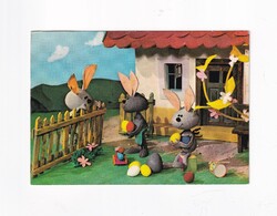 HÚ:22 Húsvéti képeslap FOKY OTTO  "BÁBOS" 02