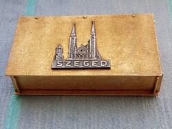 Zenedoboz REUGE Ste Croix Svájc 1950-es évek Szeged dombormű ékszerdoboz zenélő doboz video is van