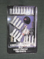 Kártyanaptár,Pécs,Hunor kesztyű bőrruházati vállalat,kesztyű múzeum,1988  (2)