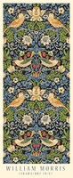 William Morris művészeti plakát arts&crafts tapéta textil minta epertolvaj strawberry thief 45x110cm