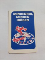 UTASELLÁTÓ kártyanaptár 1984 - MINDENHOL, MINDEN IDŐBEN