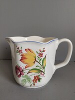 Kézi festésű fajansz kancsó