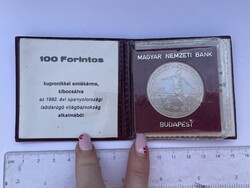-AX232- Régi 100 Forintos Emlékérem 1982-es Spanyolországi Labdarúgó Világbajnokság Alkalmából