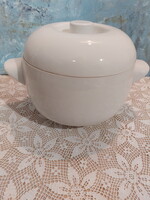 Alföldi Saturnus porcelán fehér leveses tál