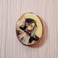 Antik Tűzzománc Mária Medál