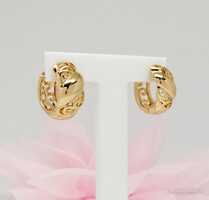 Xuping aranyozott antiallergén karika fülbevaló, 15 mm (2215)