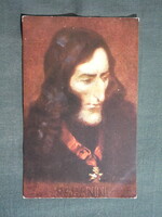 Képeslap,híres emberek,Albert Eichhorn festmény,Niccolò Paganini zeneszerző,1915-